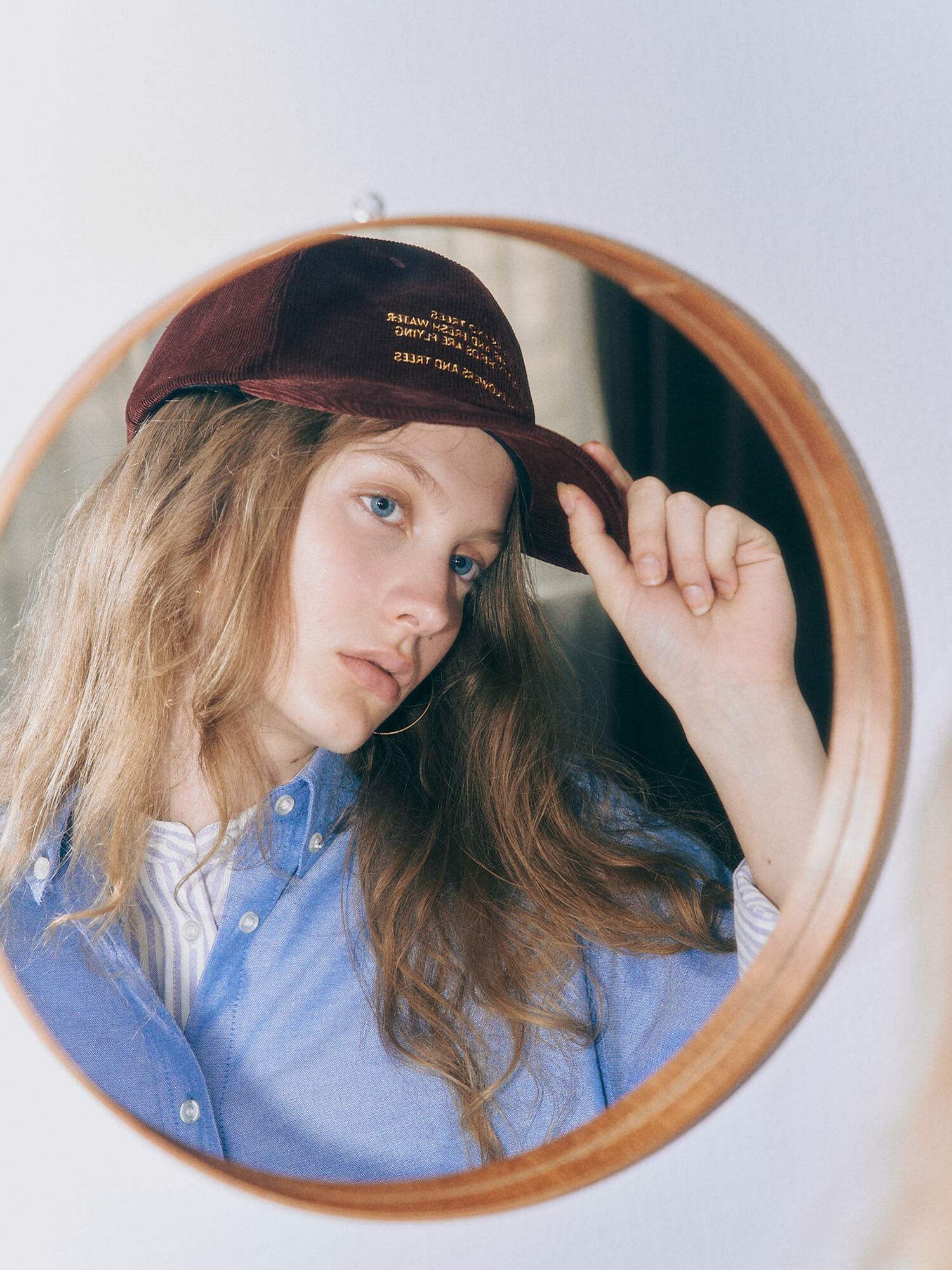 セール】 ロゴ刺繍コーデュロイキャップ《2025autumn catalog item