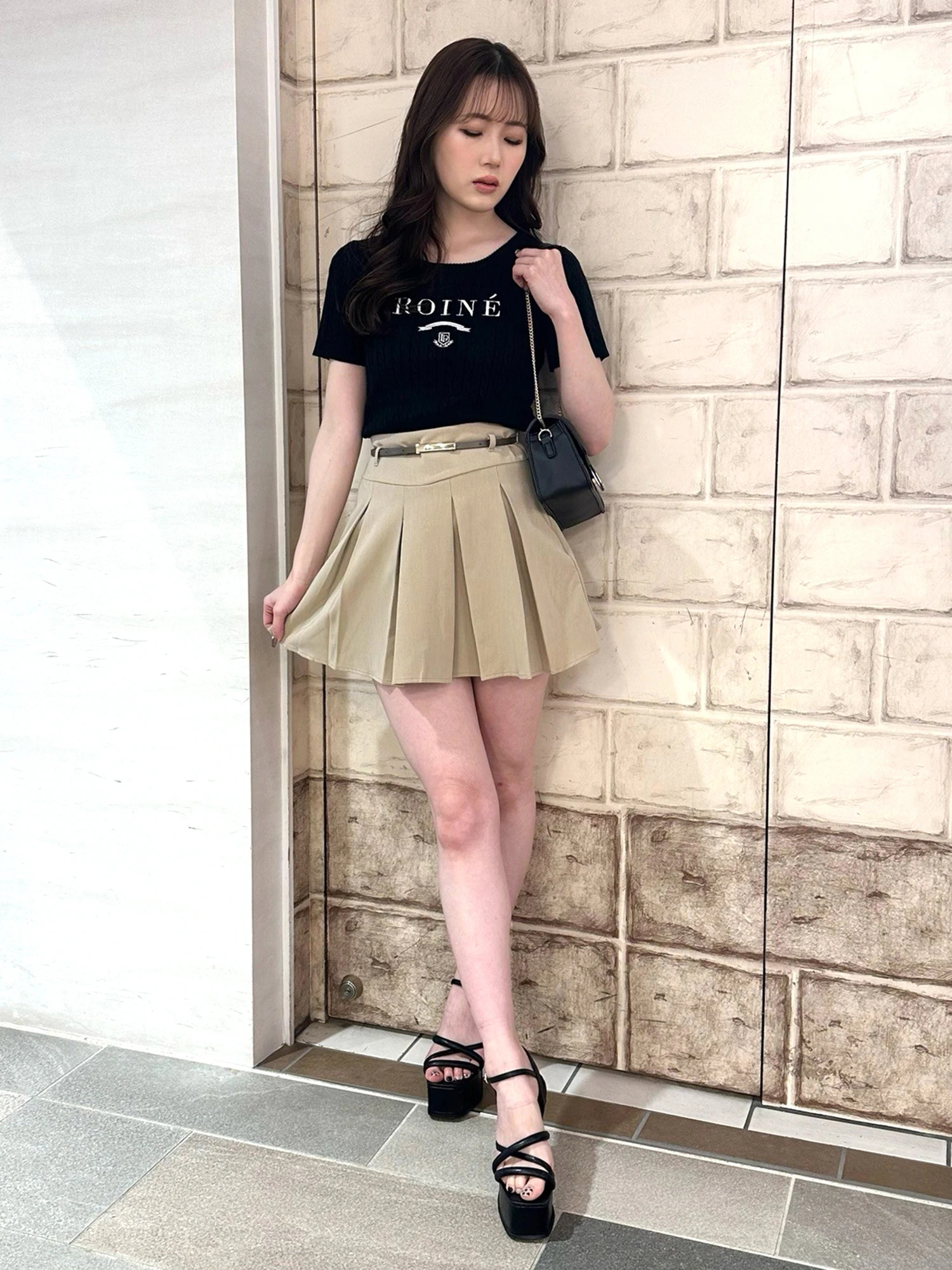 LIP SERVICE（リップサービス）｜ ROINEケーブルハーフニット アイテム