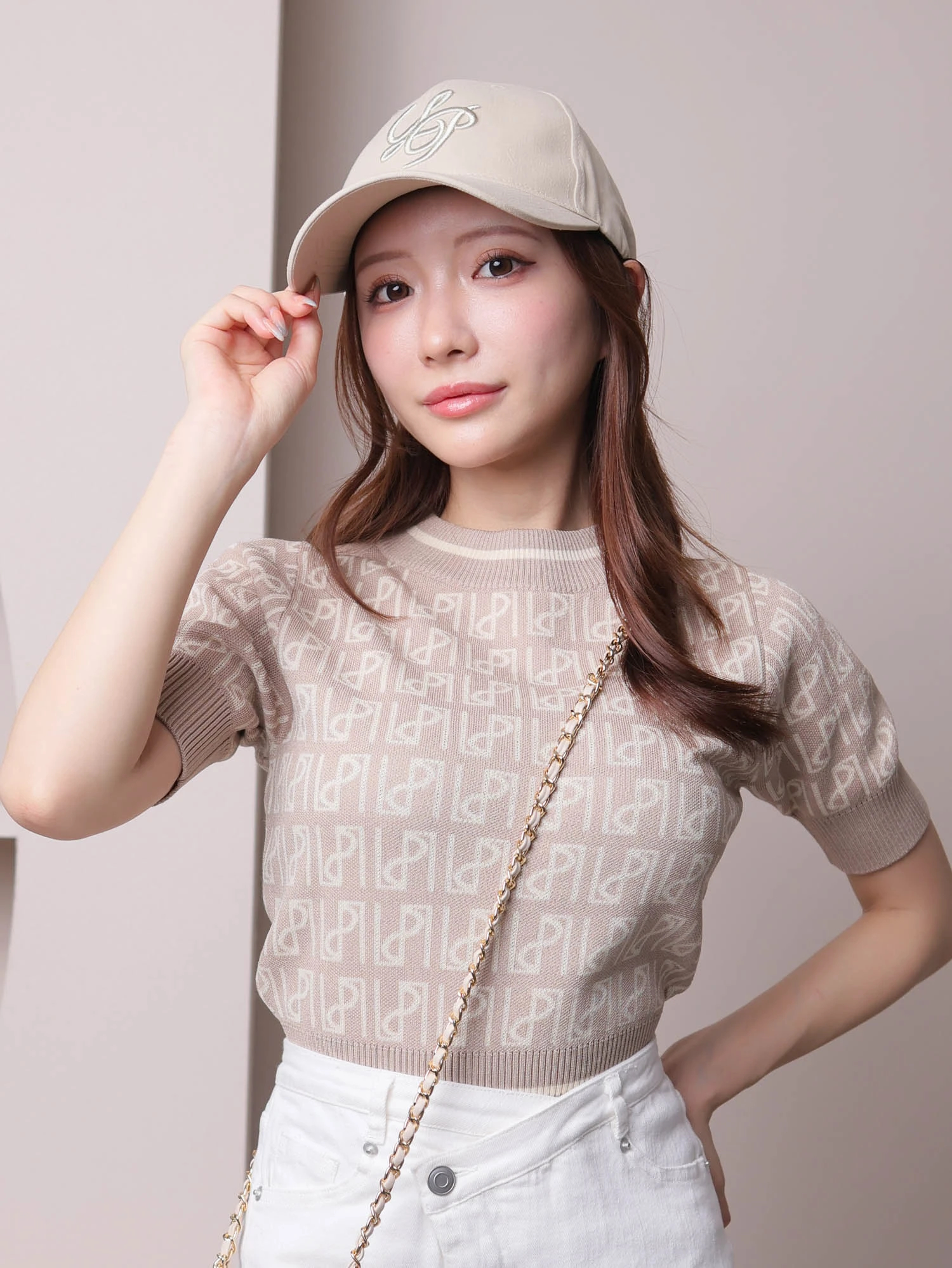 LIP SERVICE（リップサービス）｜ LPジャガードバイカラーニット