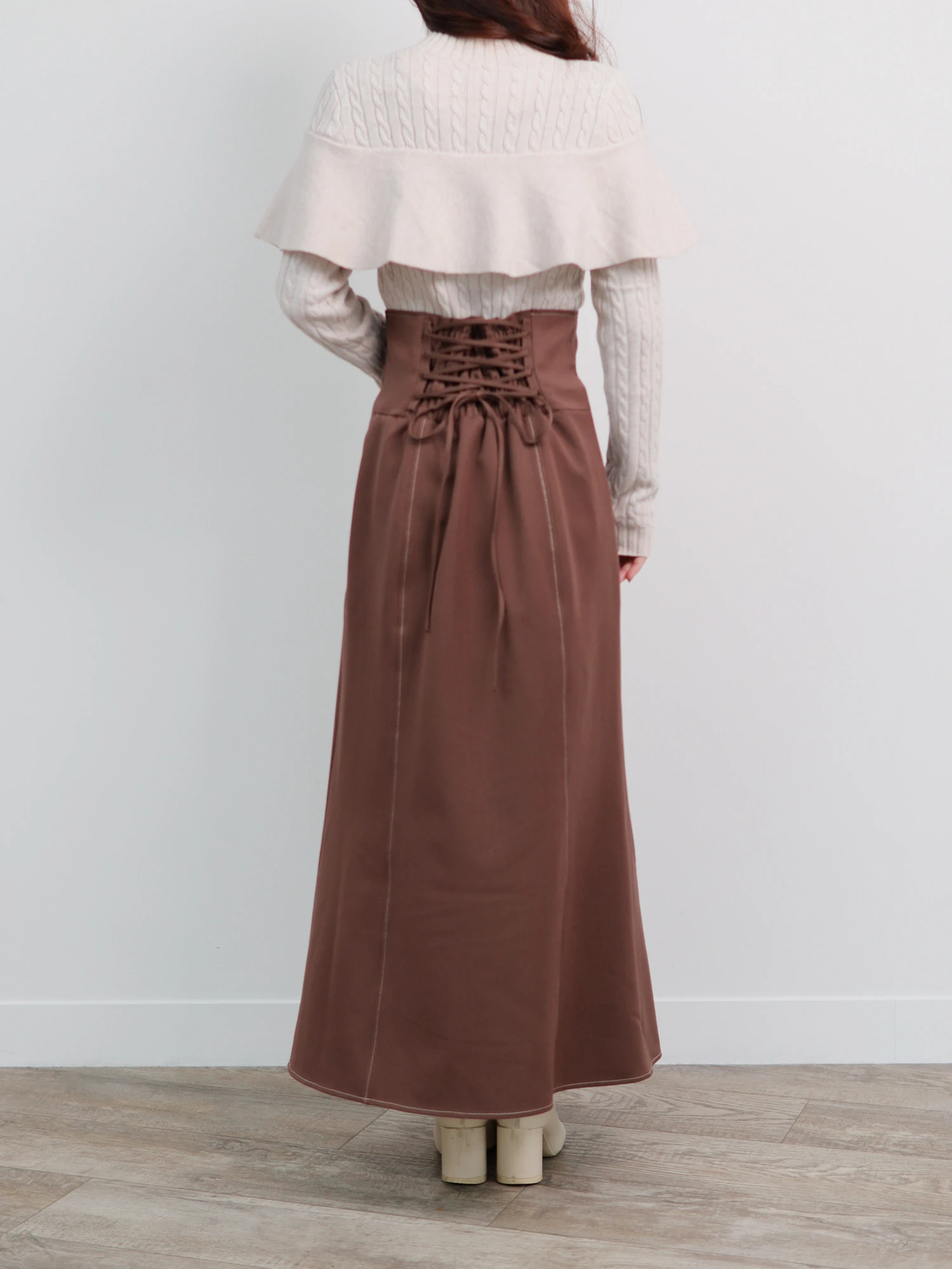 LADYMADE（レディメイド）｜ ケーブルフリルニットドッキング