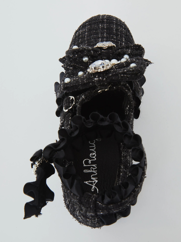 ツイード厚底シューズ - Ank Rouge(アンクルージュ)のパンプス