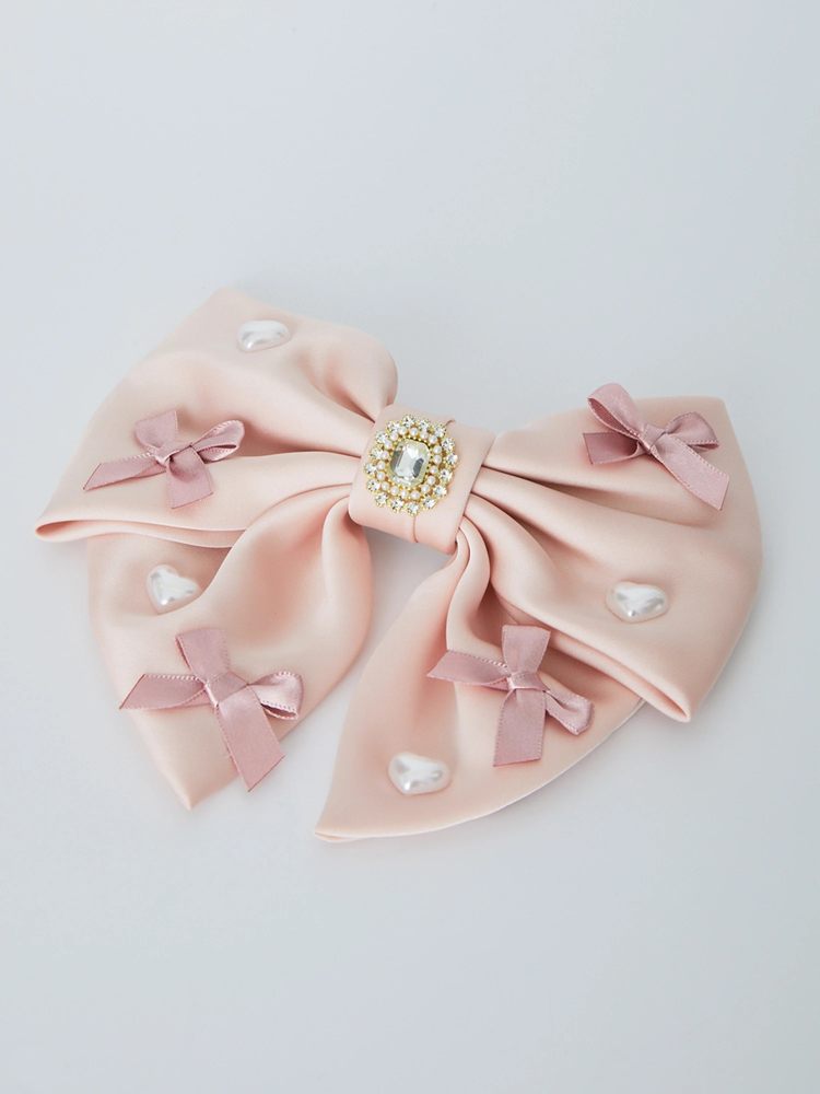 おリボンパールリボンバレッタ - Ank Rouge(アンクルージュ)のヘッド