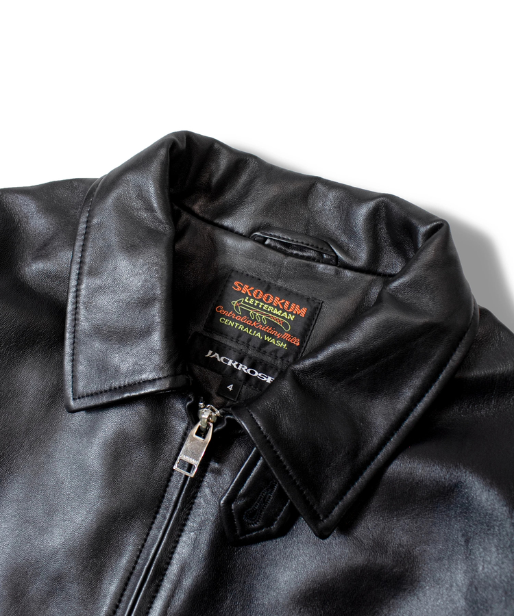 SKOOKUM×JACKROSE】 LAMB LEATHER ZIP JACKET 2025(MENS