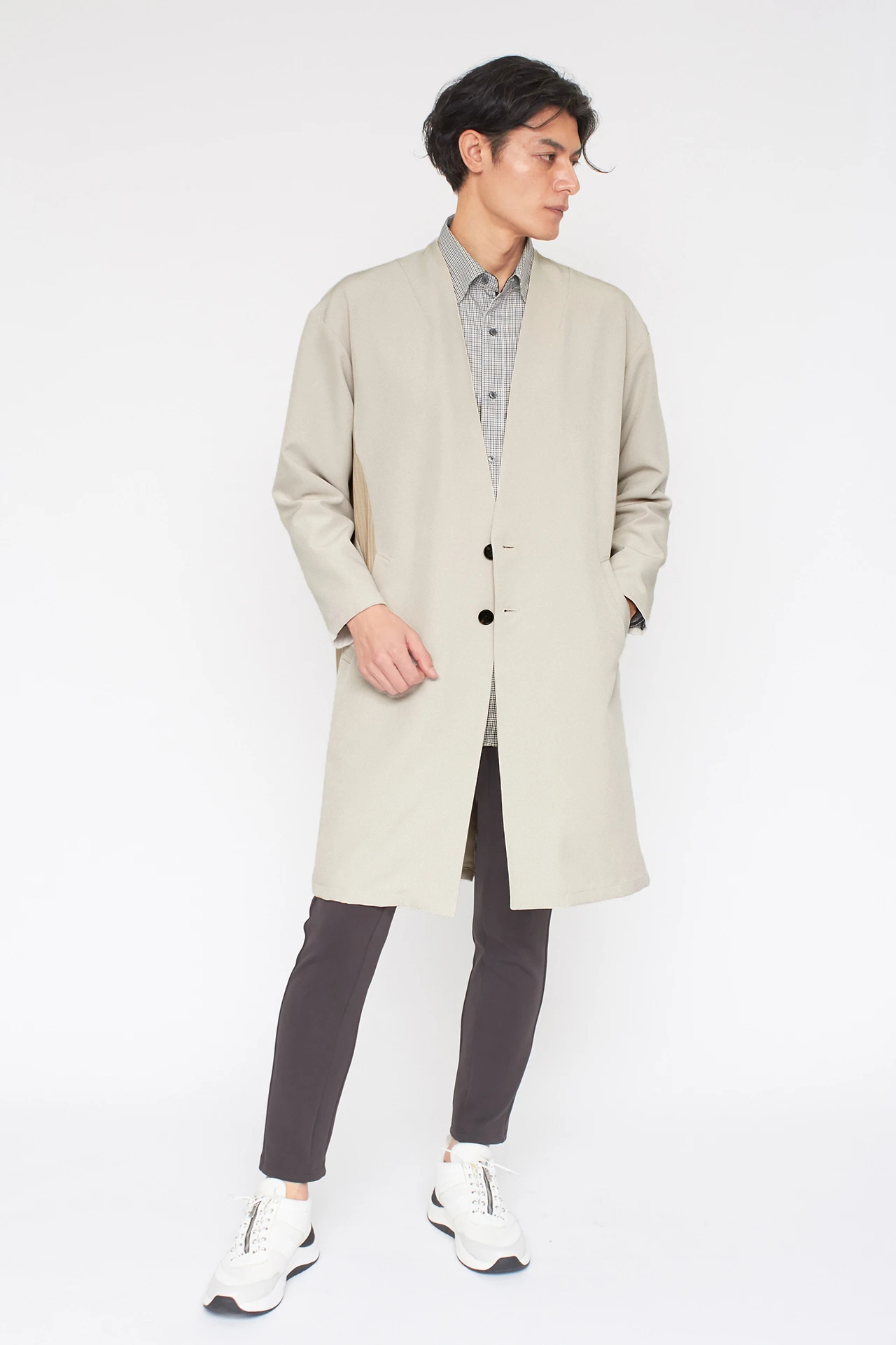 TORNADO MART∴オーバーノーカラーコート / TORNADO MART（トルネード