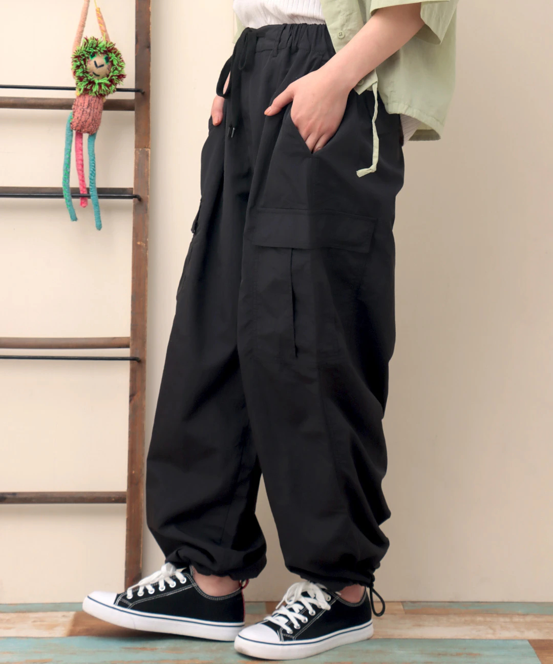 ナイロンワッシャーカーゴパンツ / パンツ | エスニックファッション