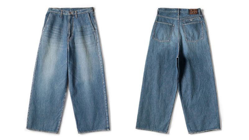 Kapital、新たなワイドデニムの定番モデル「ポートバギーパンツ
