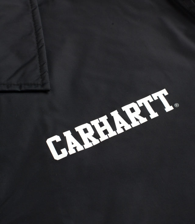 Shop Carhartt College Coach Jacket Black at itk online store