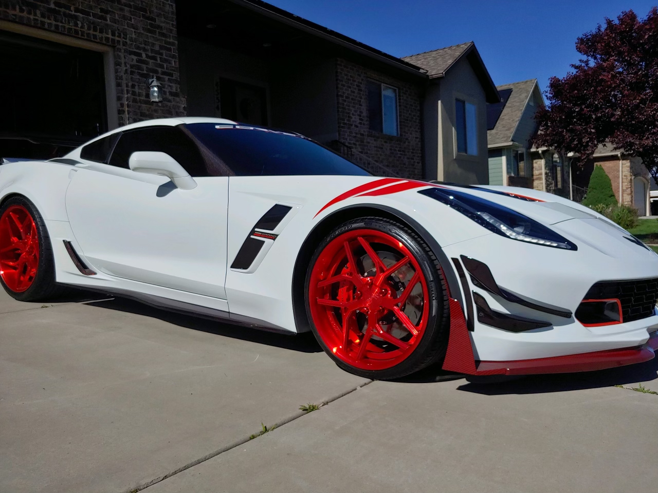 Ivan Tampi Customs XIK Canards 101 Carbon Fiber C7 Corvette