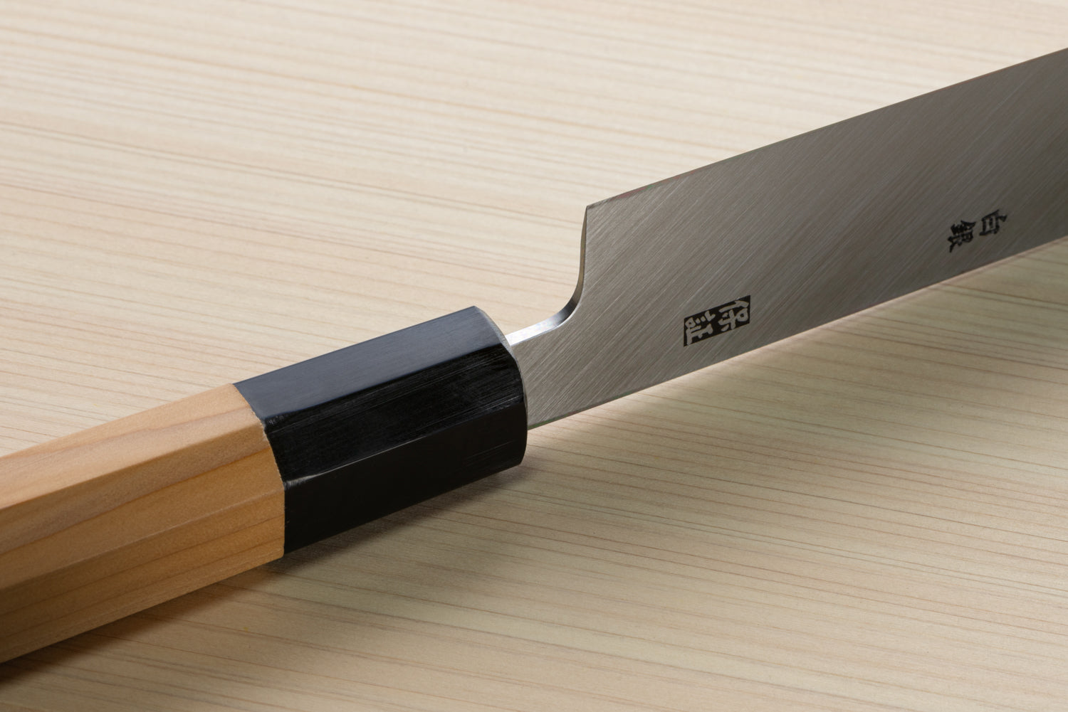 包丁の堺徳｜柳刃包丁 堺刃物 銀三鋼 一位八角