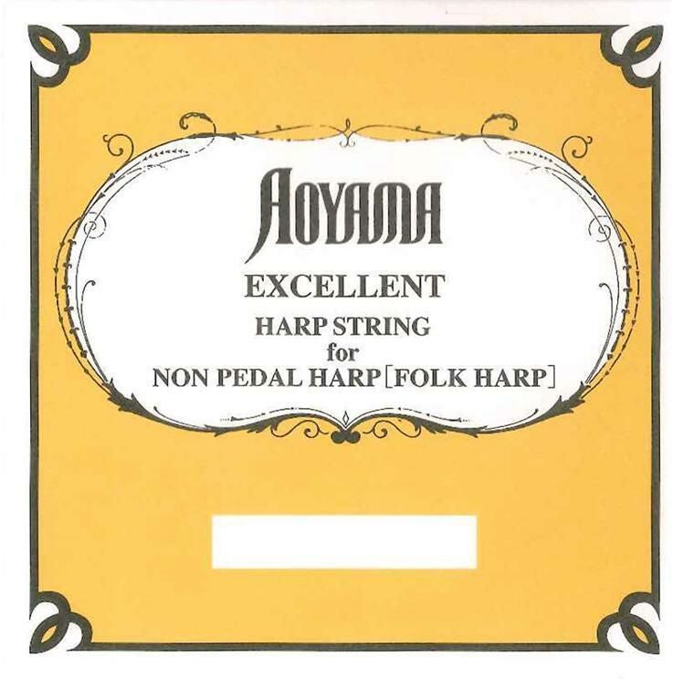 青山アイリッシュハープ（ノンペダルハープ）用ナイロン弦No.11 E
