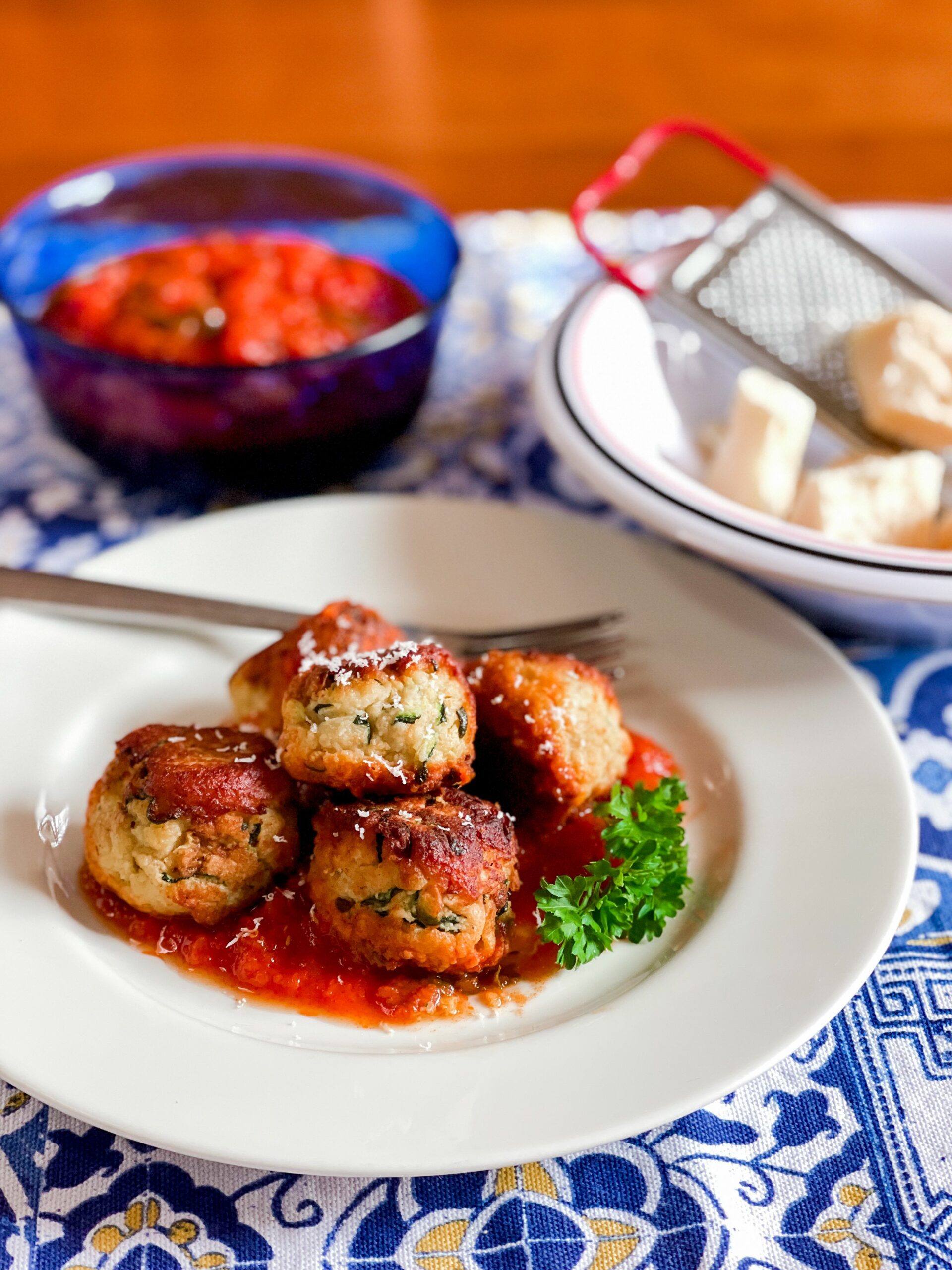 Zucchini 'Meatballs' with San Marzano Tomatoes - Jolly Tomato