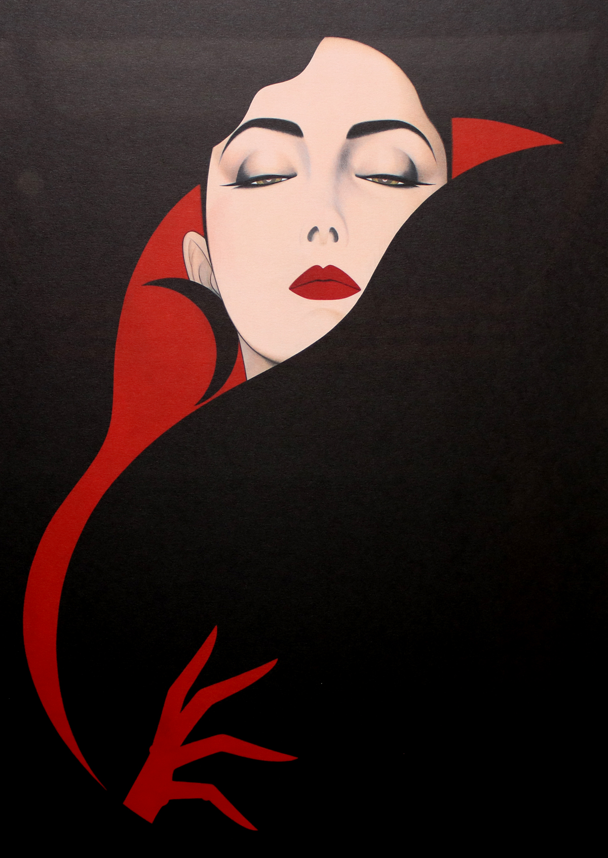 鶴田一郎「赤と黒の魅惑」アートポスター | J-spirit gallery KYOTO