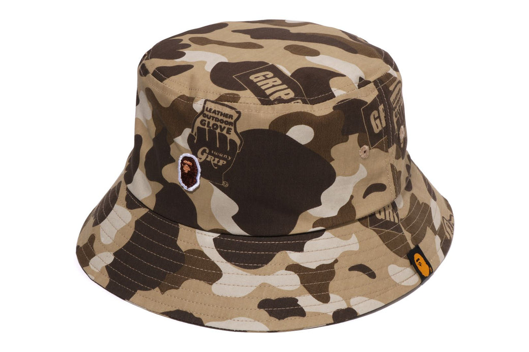 BAPE X GRIP SWANY 】 GR CAMO FIREPROOF BUCKET HAT | bape.com