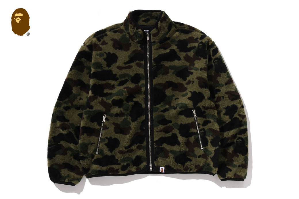 1ST CAMO FLEECE JACKET | bape.com