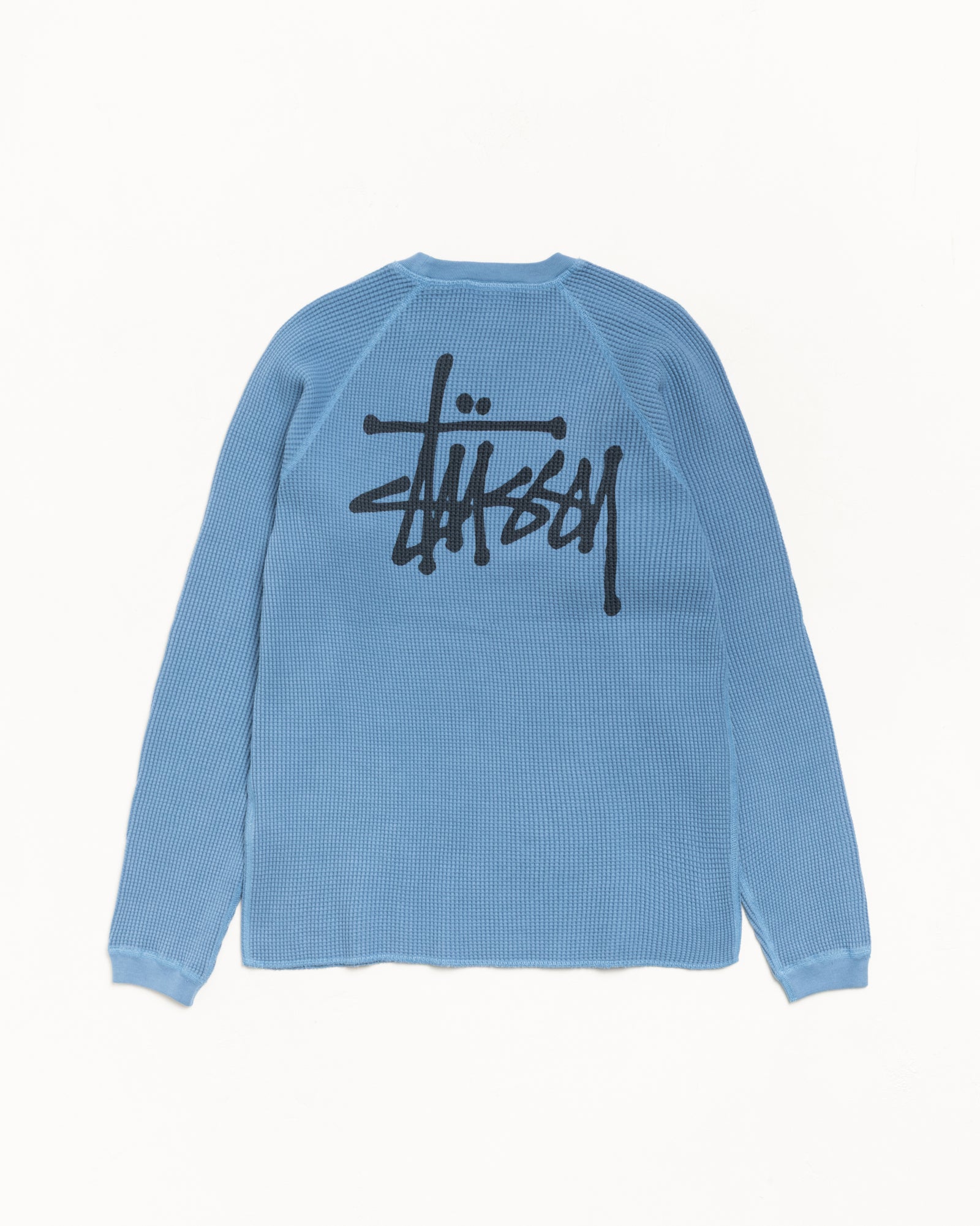 Basic Stüssy Thermal – Dust Blue | Tops & Knits | Stüssy Japan