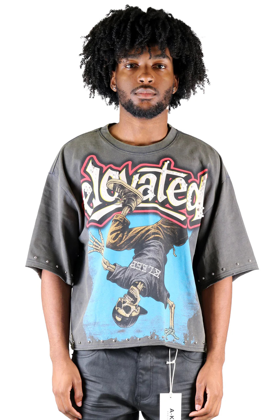 KLEEP S/N Jersey 3/4 Sleeve Crop Top Tee – K MOMO