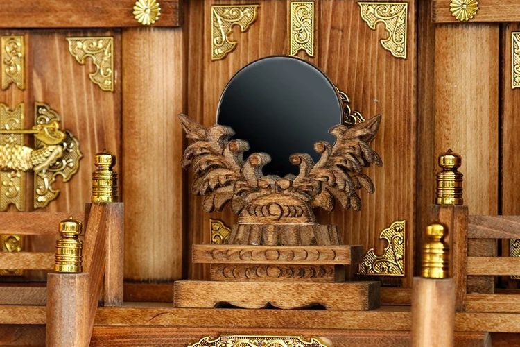 モダン箱宮 懐古調 20号 神具セット 神棚セット｜神棚・神具 やまこう