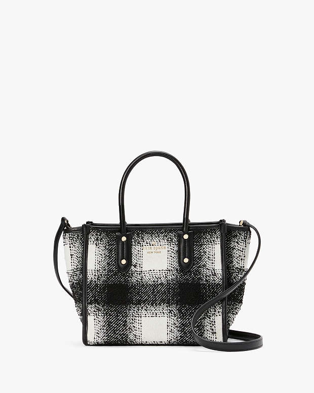 エラ チェック ファブリック スモール トート | バッグ | ケイト