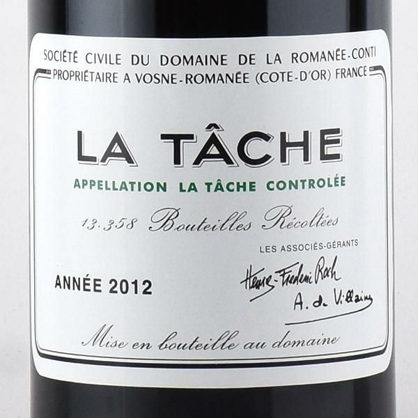 ロマネコンティ ラ ターシュ 2012 正規品 ドメーヌ ド ラ ロマネ