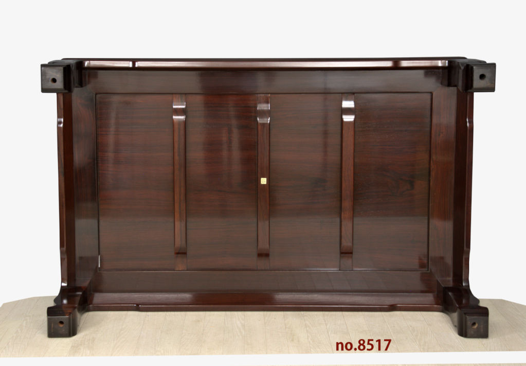 座敷机: 紫檀 若葉足無地 4.5尺机 no.8517 / 唐木家具OSAKA