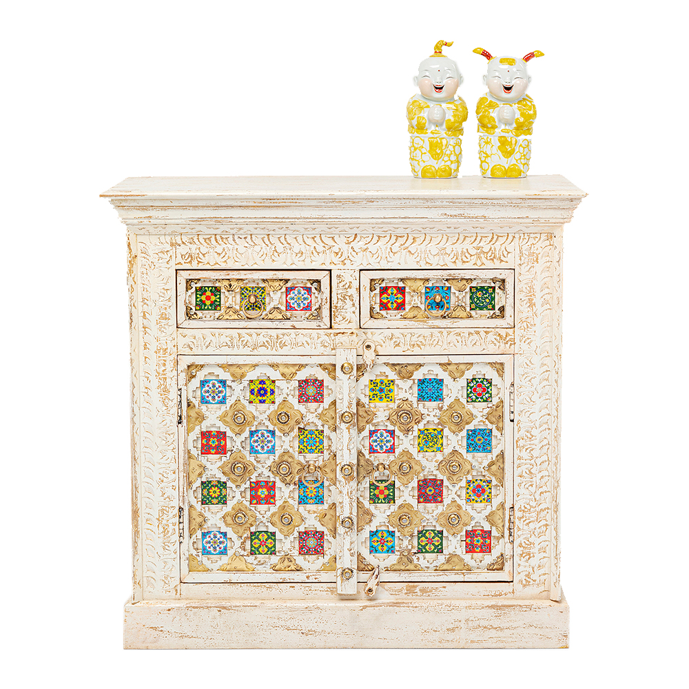 バザール90cm ドレッサー - リビングボード・キャビネットの通販