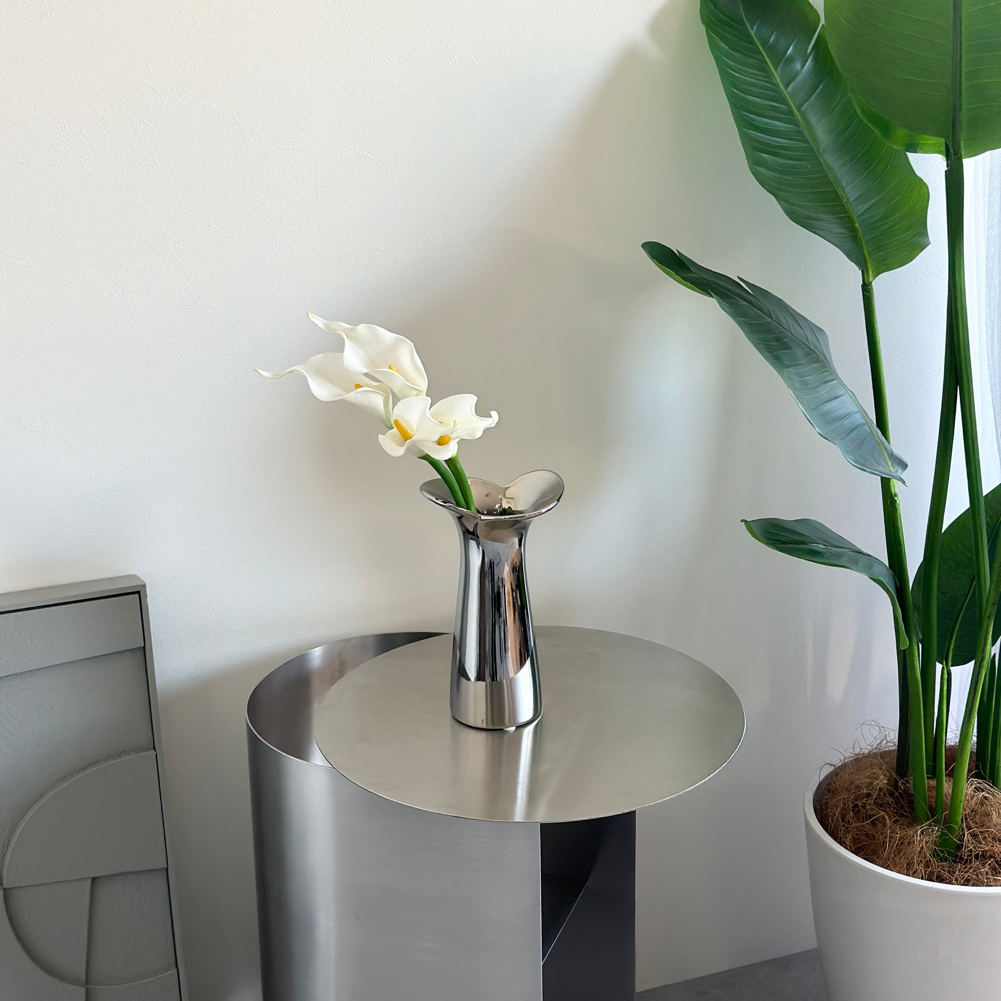 フラワーベース｜シルバーフラワーベース - territory