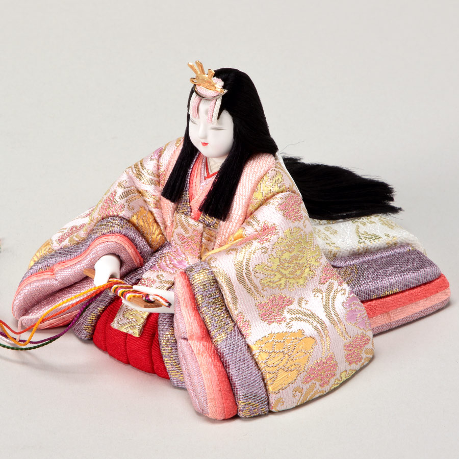 人形の田辺 / 【真多呂】木目込雛人形 飛鳥雛 親王飾り