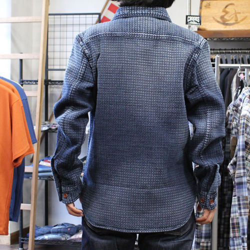 ステュディオダルチザンUSEDインディゴ刺し子シャツ