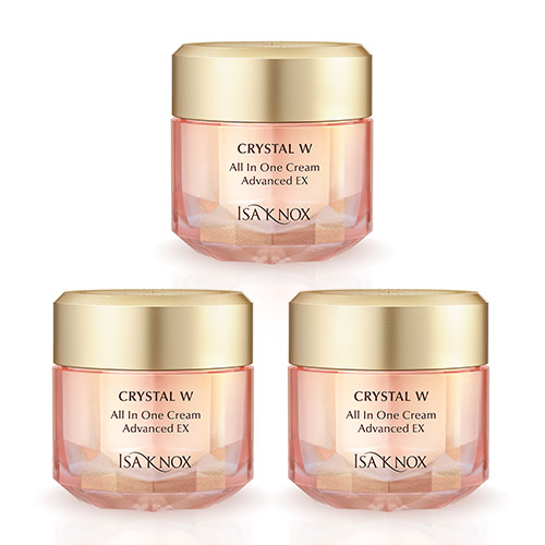 クリスタル Wオールインワンクリーム アドバンスト EX | ISAKNOX | QVC