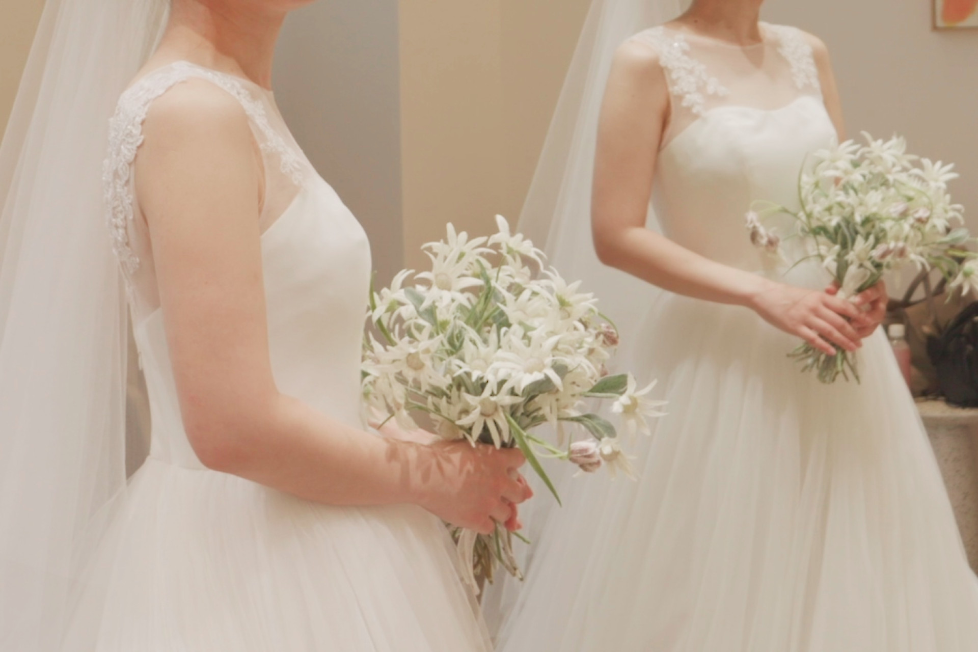 結婚式のウエディングドレスはトリートドレッシング神戸店で決めました