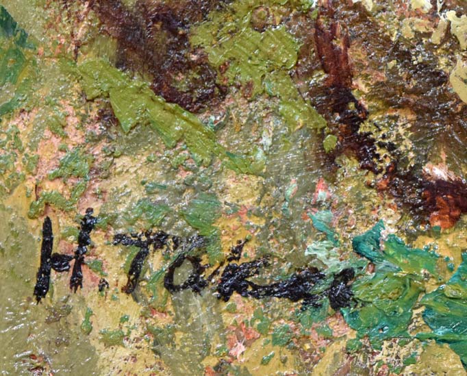 橋本太久磨「裸婦」油絵・F3号 絵画買取・販売の小竹美術