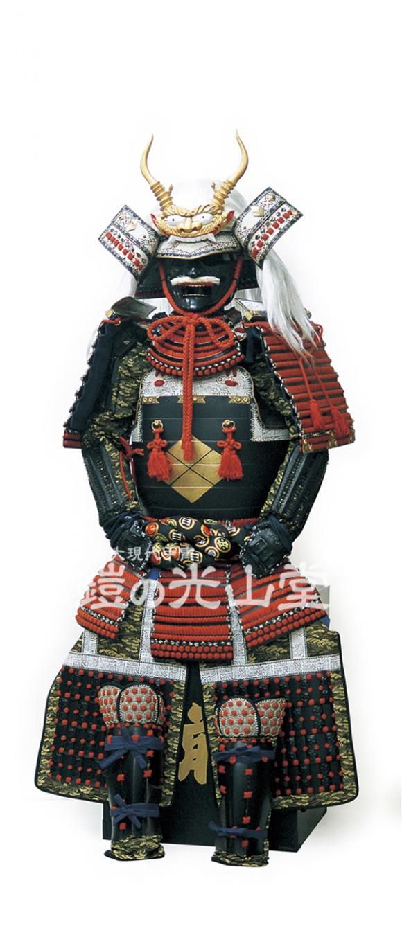 鎧の光山堂 / 武田信玄公所用写 赤糸毛引威板札諏訪法性兜具足
