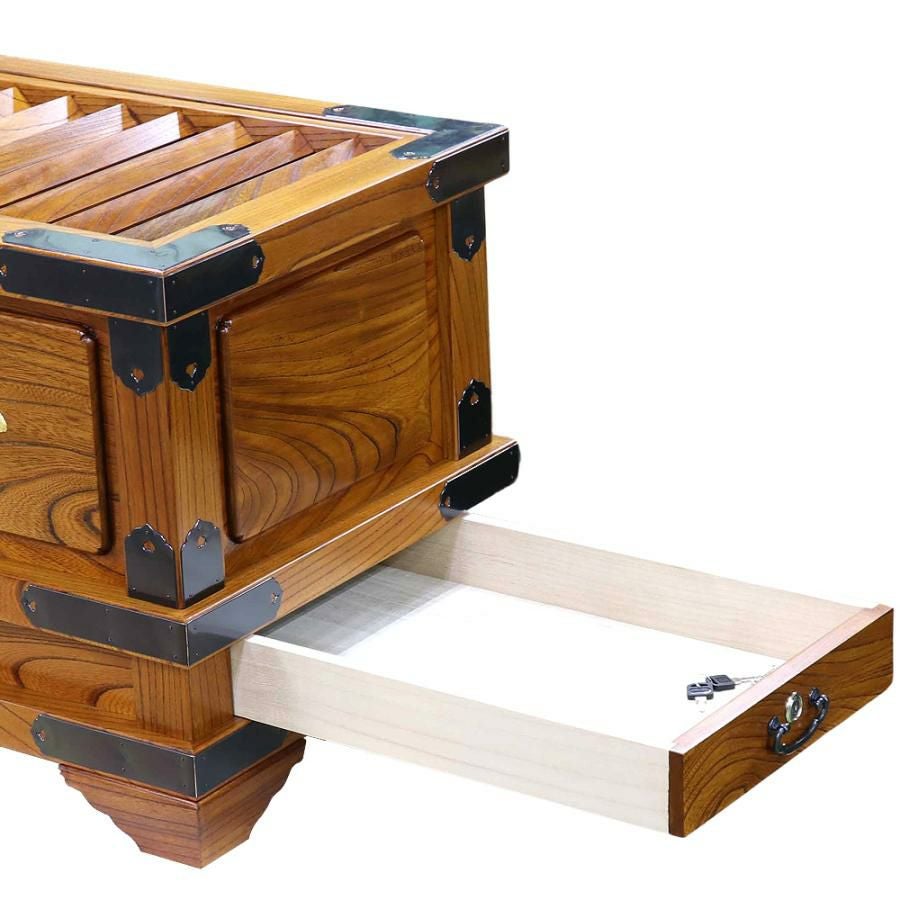 賽銭箱 本欅 （ケヤキ） 幅2尺/さい銭箱 お寺用 神社 寺院 さいせん