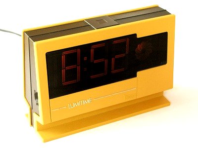ネオンディスプレイクロック Lumitime | 黒物家電館