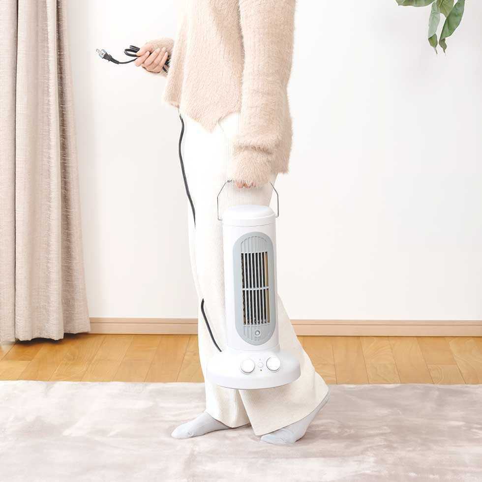 セラミックヒーターストーブ風デザインKPH-1258 | コイズミオンライン