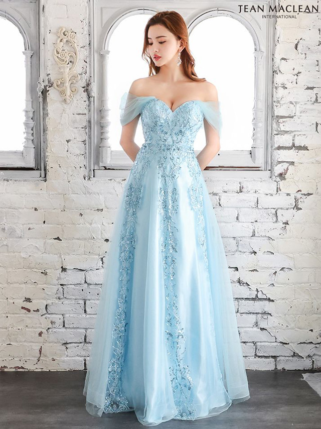 SALE【JEANMACLEAN/ジャンマクレーン】オフショルダー バースデー ラメ