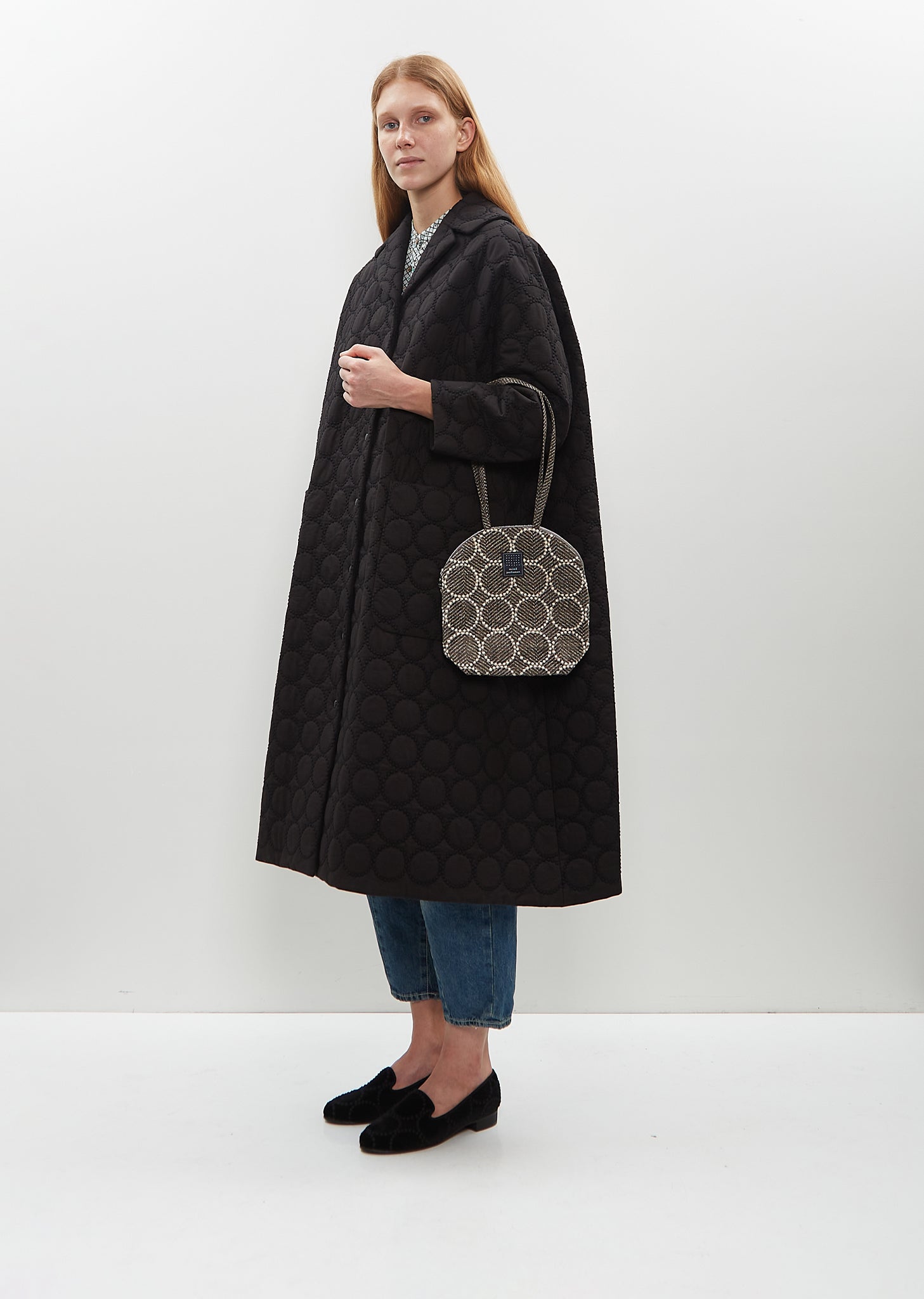 Tambourine Muffin Bag — Charcoal – La Garçonne