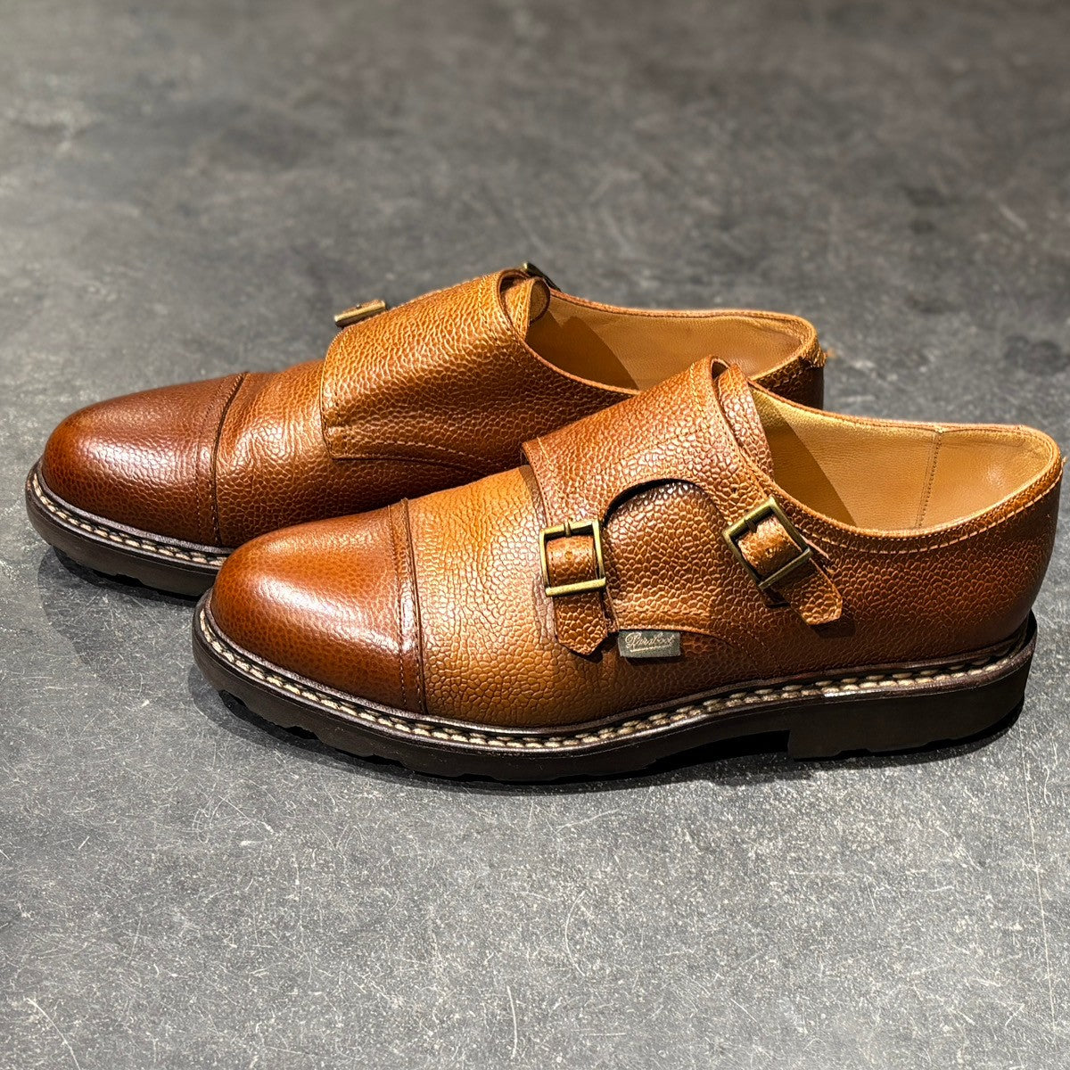 Paraboot】パラブーツ レザーシューズ ウィリアム ダブルモンク