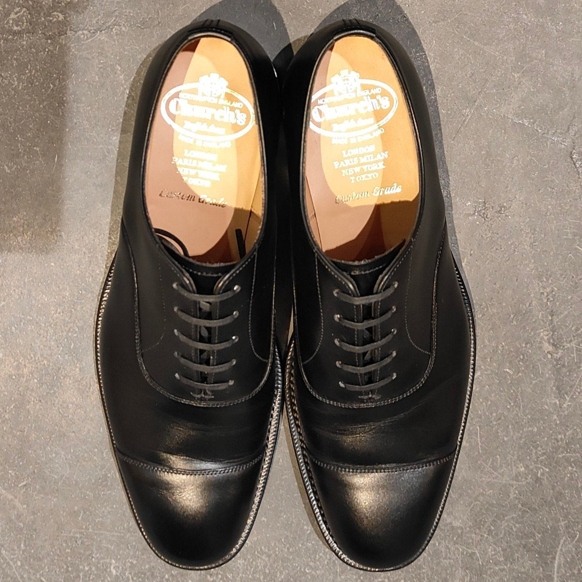 使用数回 【Church's】チャーチ コンサル ストレートチップ カーフ