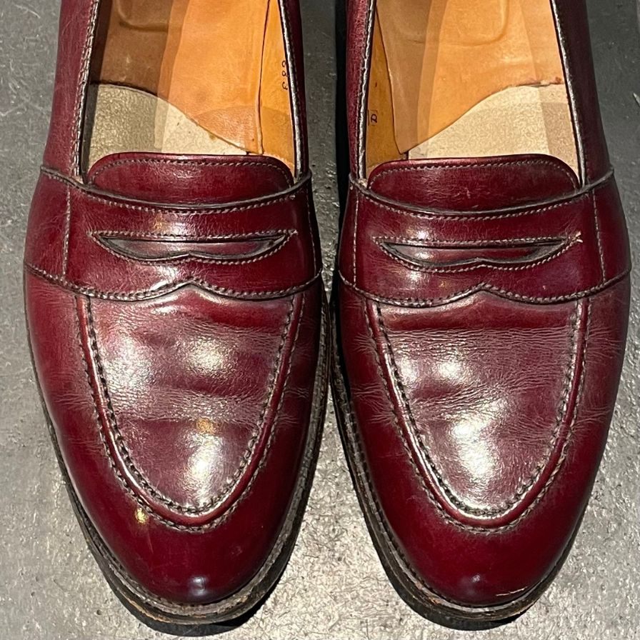 オールデン】ALDEN ローファー 683 フルサドル カーフ バーガンディ