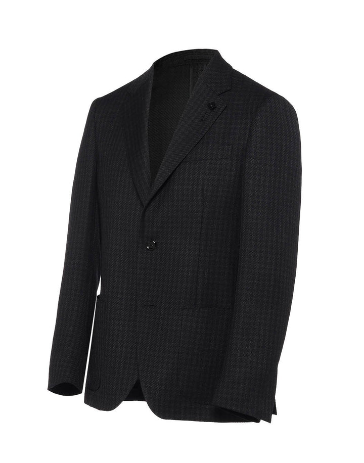 ツイストウール ハウンドトゥース チェックジャケット – LARDINI