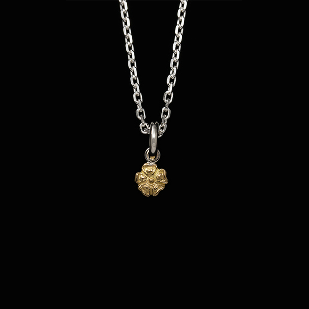 Larry Smith18K GOLD ROSE PENDANT, EXTRA SMALL - Larry Smith