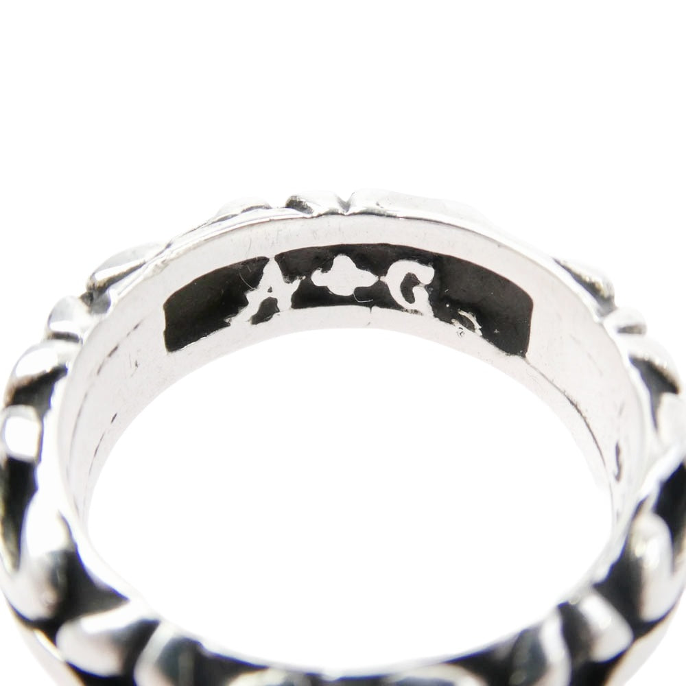 A&G エーアンドジー フレアバンド リング シルバー系 19.5号【中古