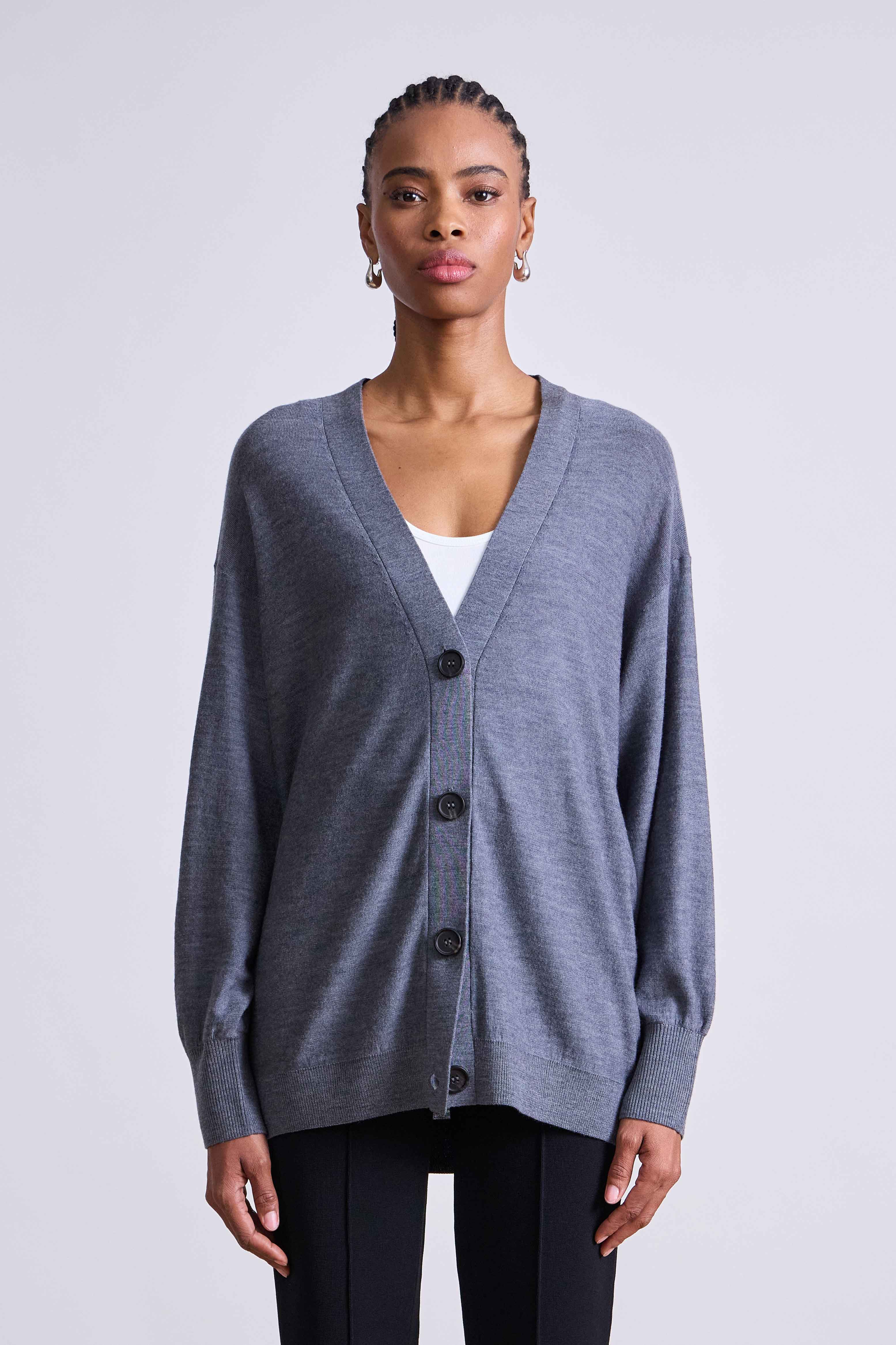 Apiece Apart Drippy Tissue Cardigan