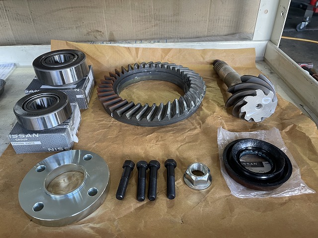 滋賀オートライフハノ 日産「シルビア」(S14)の「4.6」ファイナル交換