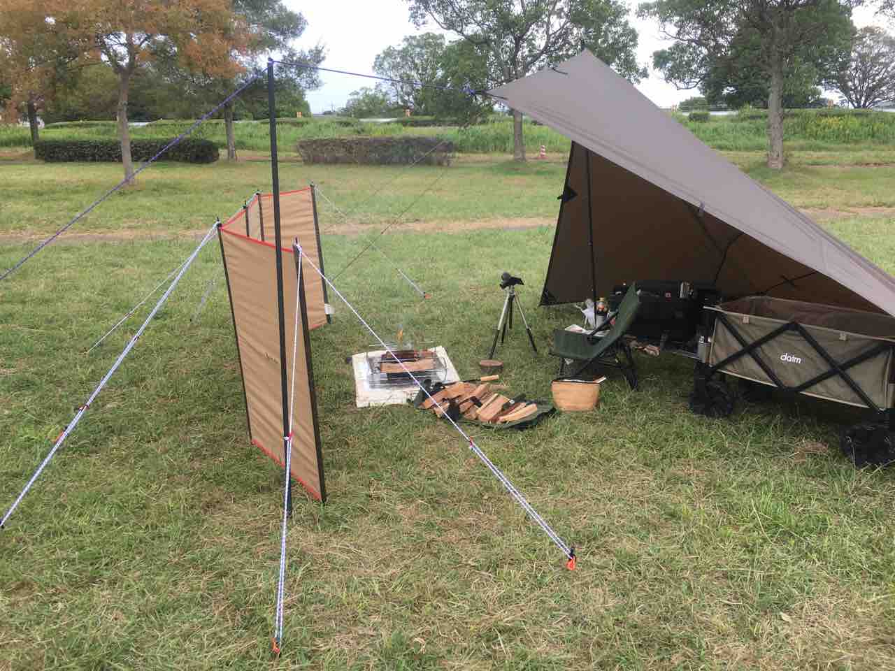 陣幕ミニを使ってみて！ : Biwako Camp