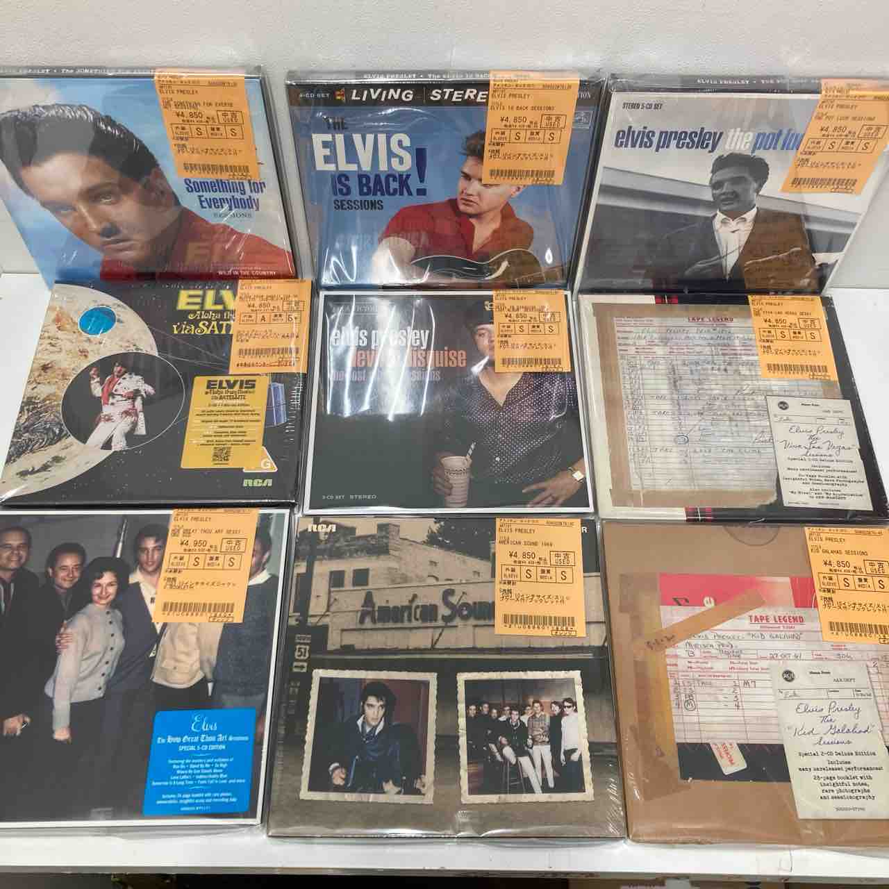 エルヴィスファン必見！ELVIS PRESLEY 中古CD大放出！ : ディスク
