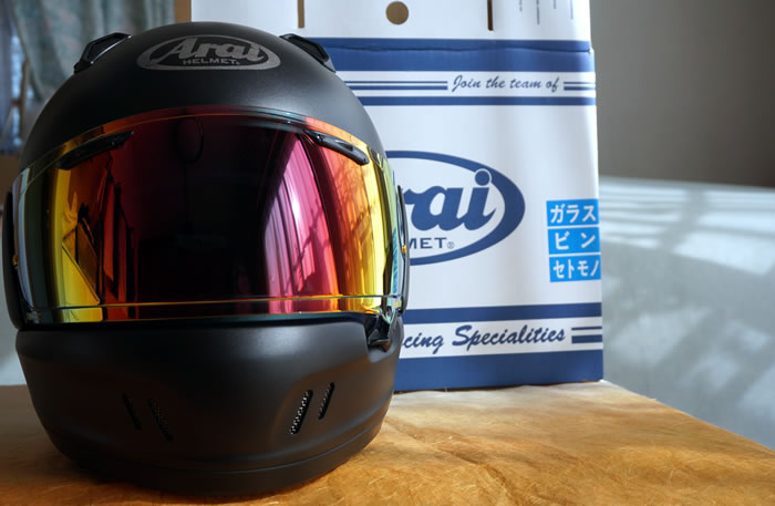 アライヘルメットXDのシールド交換の仕方 : 50歳元2stライダー大型二輪