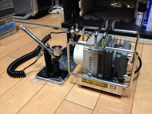 エアブラシを買ってみた！ : しまDiary