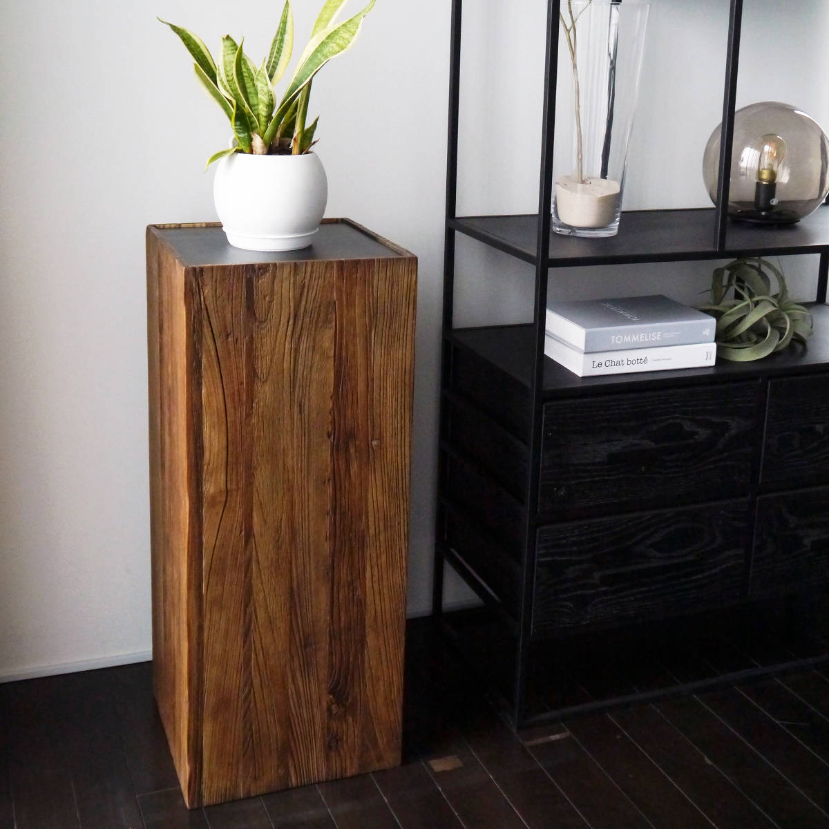 サイドテーブル 北欧 木製 コンソールテーブル 高さ85cm （ インテリア